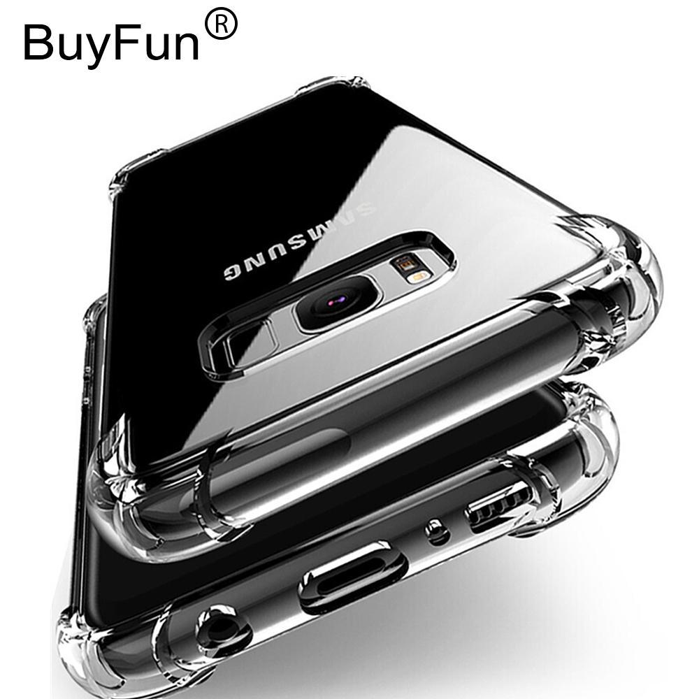 

Для Samsung Галактика S8 S10 Плюс Примечание 8 9 10 про Подушка безопасности Прозрачный Корпус Силиконовый TPU Coque для Samsung A70 50 40 30 10 Телефон бампер охватывает