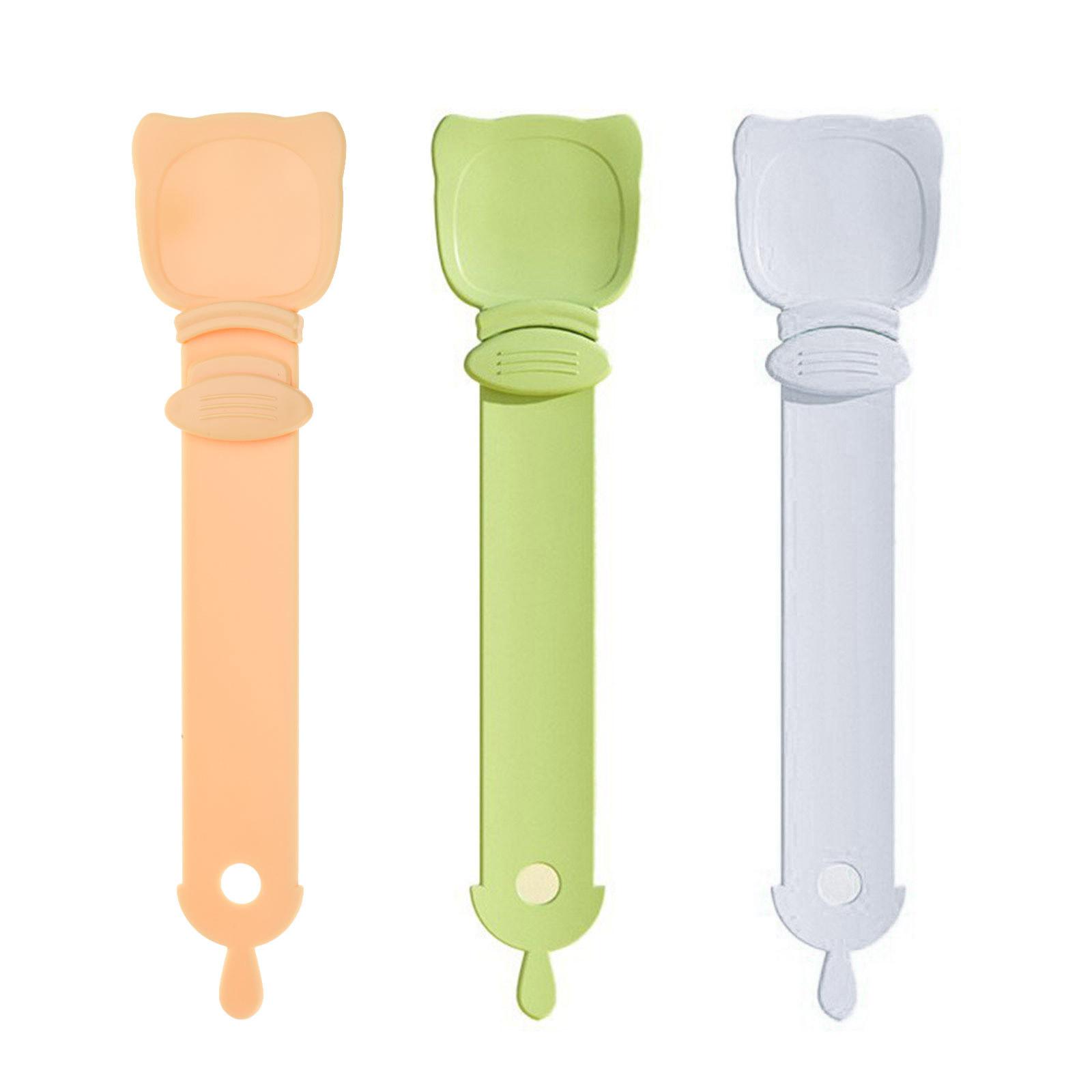 

Ложка-выдавливатель для корма для домашних животных, ложка для кошачьего влажного лакомства, мерная ложка для кормления, ложка для хранения корма для собак, простая в использовании ложка для кошачьего влажного корма, зоотовар 1