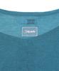 Michiko London Koshino Ruffle Off-Shoulder Cardigan Teal Blue