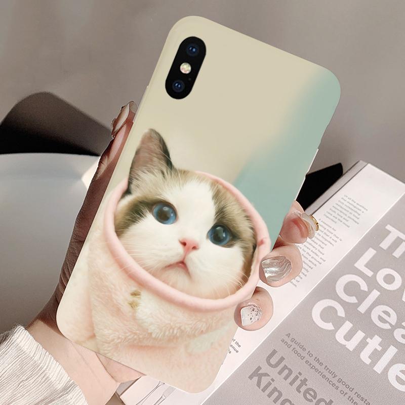 

Чехол с милым рисунком кота для Samsung Galaxy S22 S21 Plus S20 FE Ultra S10 S9 S8 S7 Edge S10E Note 20 10 Lite, мягкий силиконовый чехол Samsung Note 20