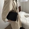 New Winter Fashion Trend Shoulder Bag Simple Solid Color Crossbody Bag Casual Work Large Capacity Commuting Bag