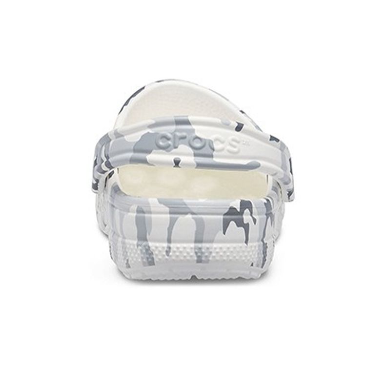 Crocs EVA Non-Slip Durable Sports Sandals Unisex Sandals Gray White 206230-1D3