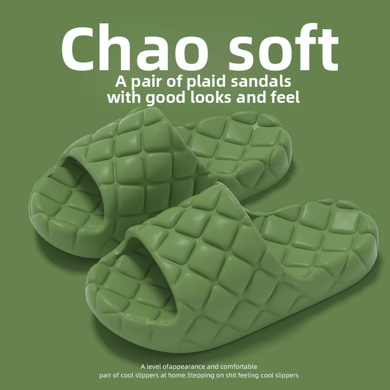 EVA Slippers for Men Taking Showers and Women Staying At Home In Summer. Non Slip and Odorless Slippers with Thick Soles