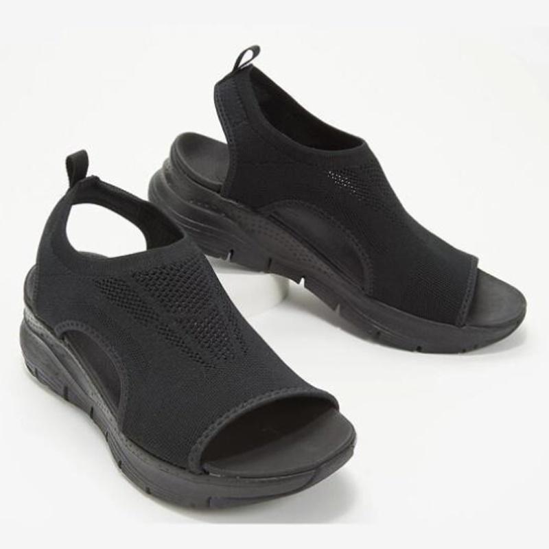 Bequeme Fischmaul-Sandalen für den Sommerurlaub mit weicher und dicker Sohle