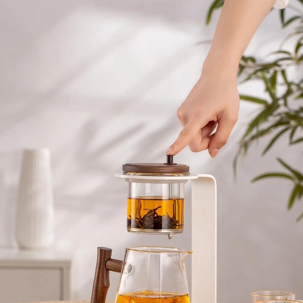 Tea Set Glass Automatic Kung Fu Tea Cup Home Filter Tea Teapot Flowing Cup
