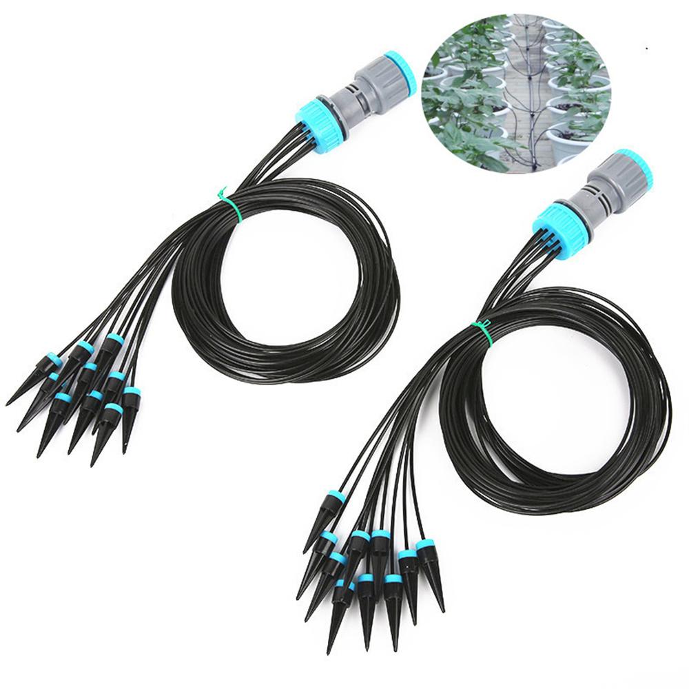 2Pcs Automatic Drip Irrigation Kit Home Garden Flower Plant Self Watering System