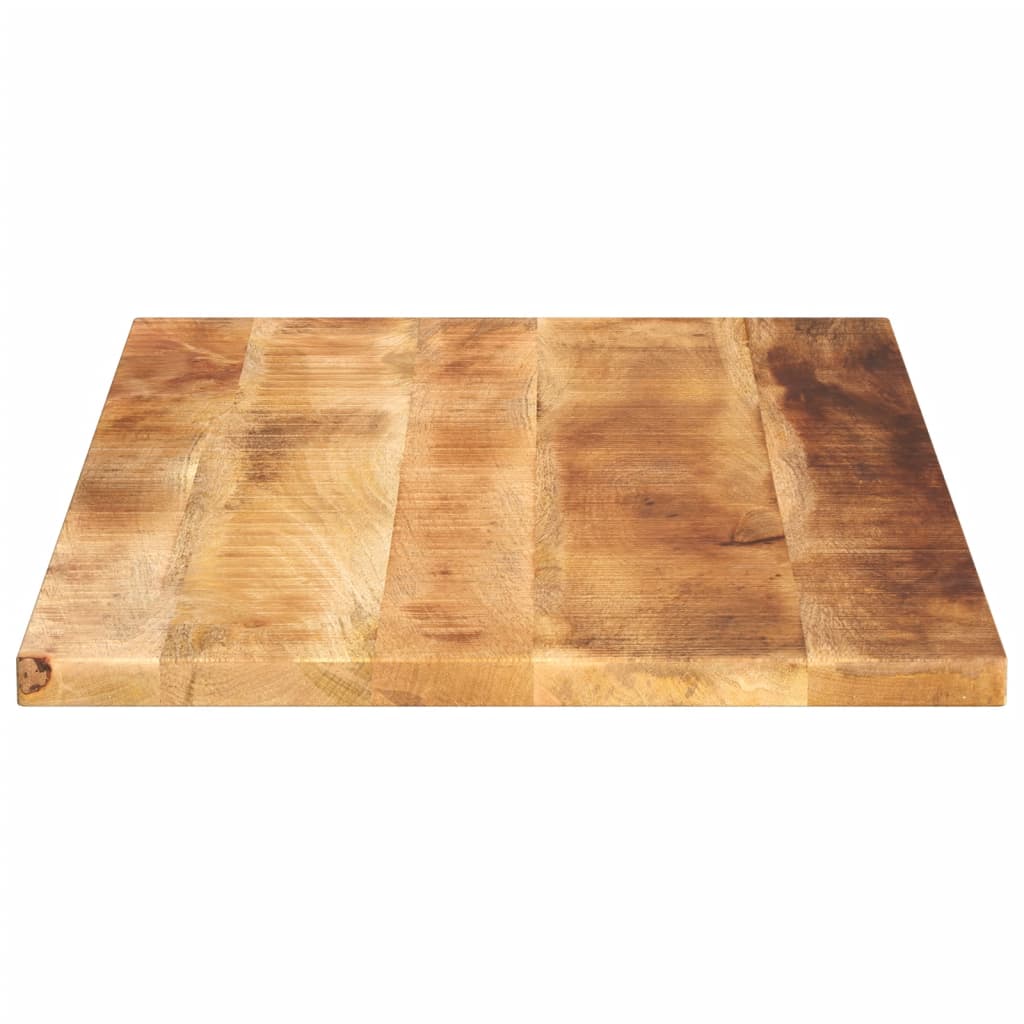 Vidaxl Blat Do Stołu, 100X70X2,5 Cm, Prostokątny, Surowe Drewno Mango