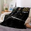 1pc Aragorn Lord of the Rings Flannel Blanket Soft Warm Throw for Home, Office, Travel, All-Season Cozy Bedding GiftL1167