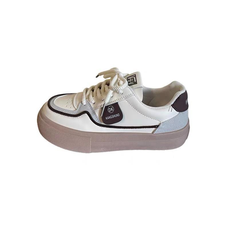 Autumn shoes women's 2025 new board shoes women's wear-resistant small thick-soled muffin women's shoes casual high white shoes