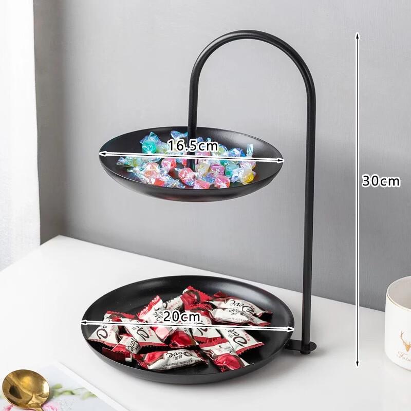 ZISIZ Light Luxury Fruit & Candy Plate