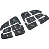 Angelguoguo Car Steering Wheel Button Switch Trim Cover Sticker Fit for Mercedes Benz C GLC V Class W205 X253 W447