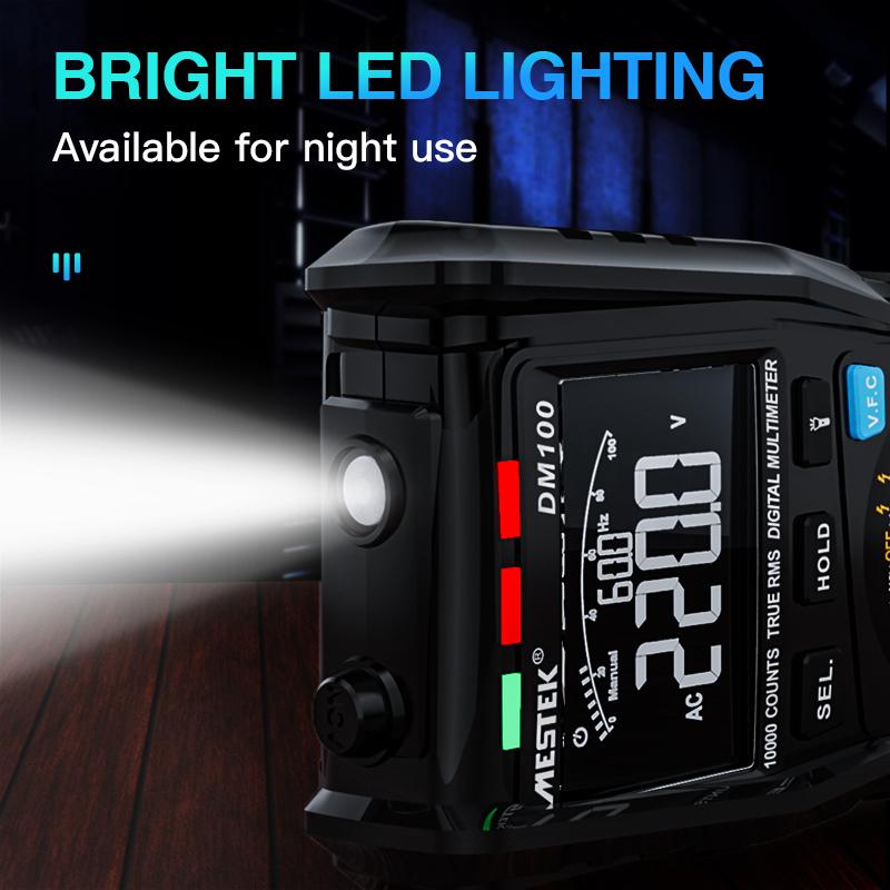 DM100C Digital Multimeter Have Spain and Poland Warehouse High Speed Smart Double Core T-rms NCV Temperature multimeters