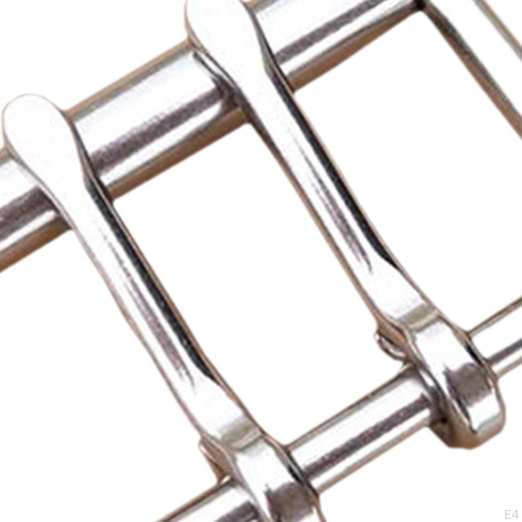 Bältesspänne Gymtillbehör Ersätt Universell Casual Mode Ersättning Rostfritt Stål Dubbelt Spjut