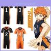 Haikyuu Karasuno High School Uniform Sportkläder Kostym Tröja Cosplay Kostymer