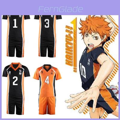 Haikyuu Karasuno High School Uniform Sportkleding Pak Jersey Cosplay Kostuums