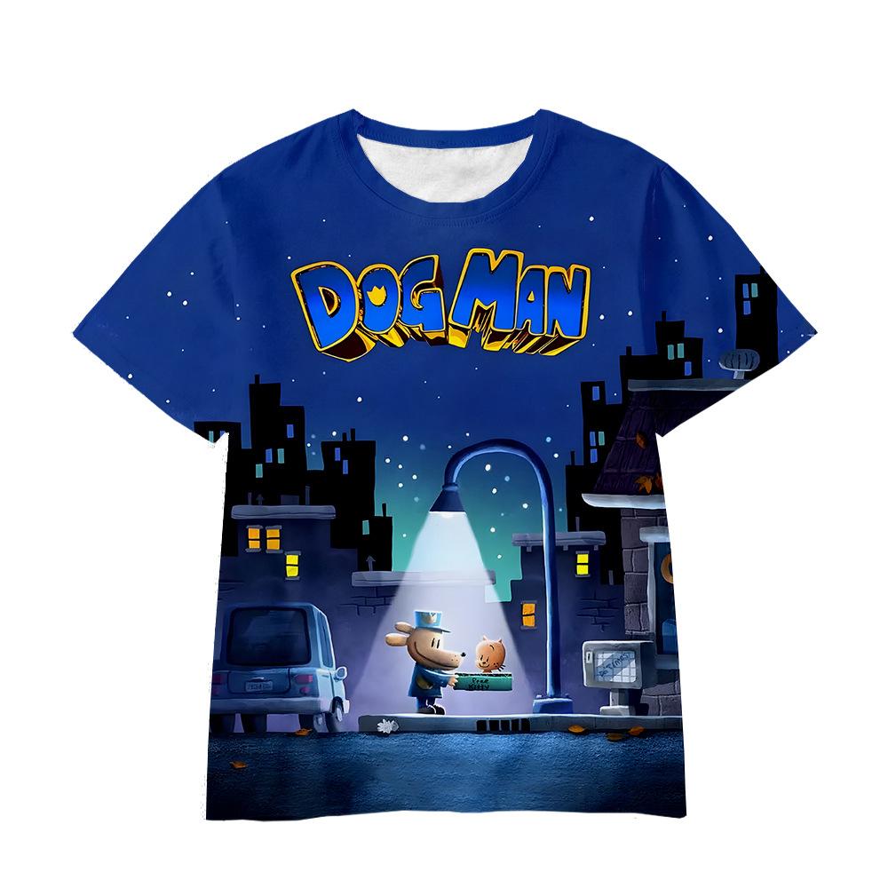 Tricouri pentru copii Câine anime băiat și fată Îmbrăcăminte pentru copii Imprimare digitală 3D Tricou personalizat cu desene animate Modă de vară pentru bărbați Mâneci scurte