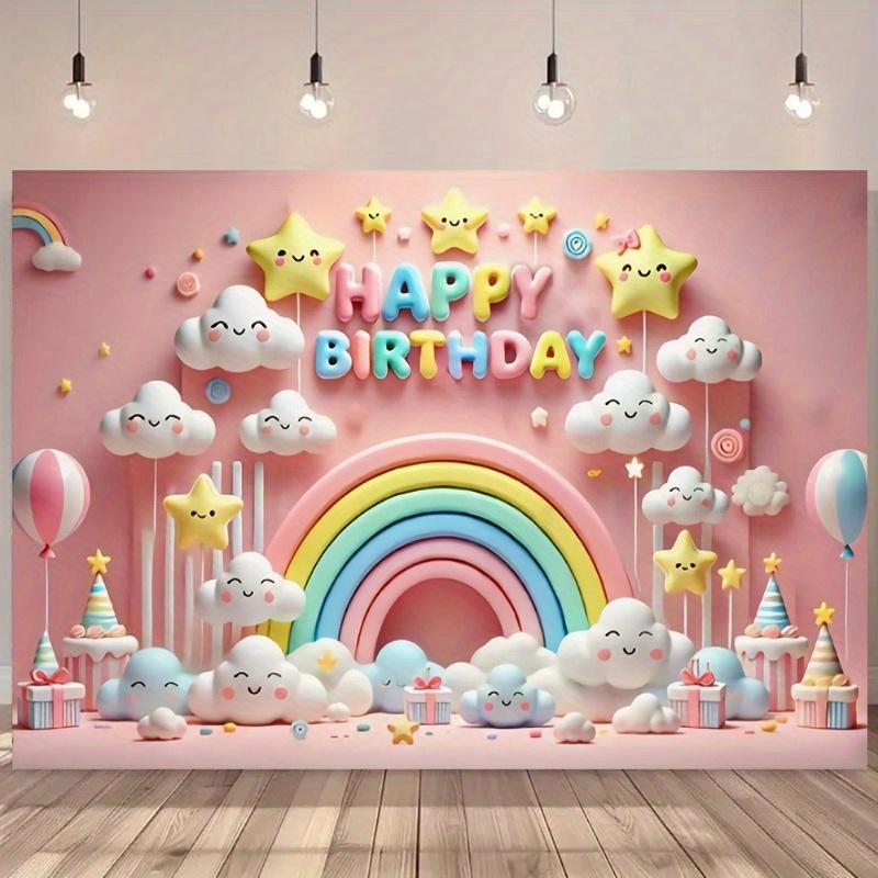 1 festival celebration background banner party supplies wall decoration perfect for home decoration