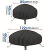 1 Fireplace Cover, Fire Pit Cover, and A Fire Pit Cover with Adjustable Drawstrings.