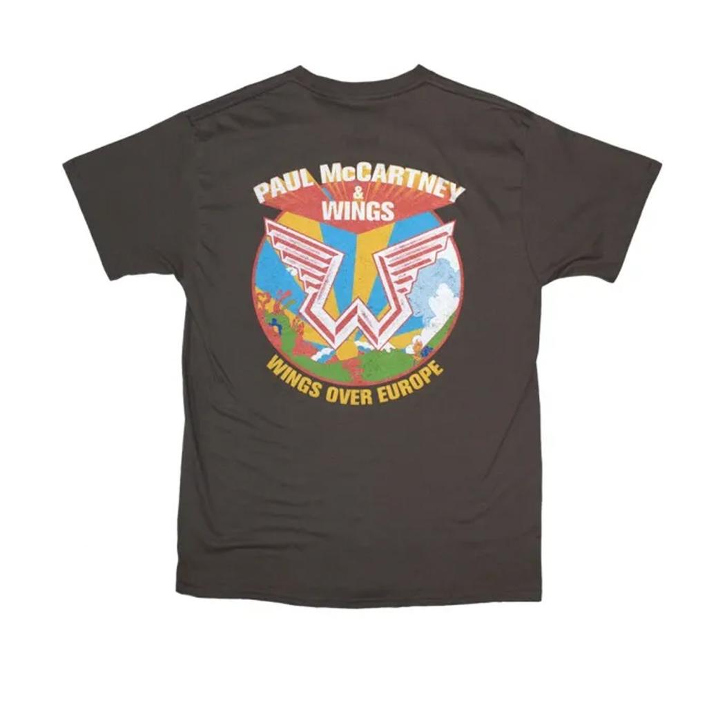 Paul McCartney Unisex Adult Wings Over Europe T-Shirt