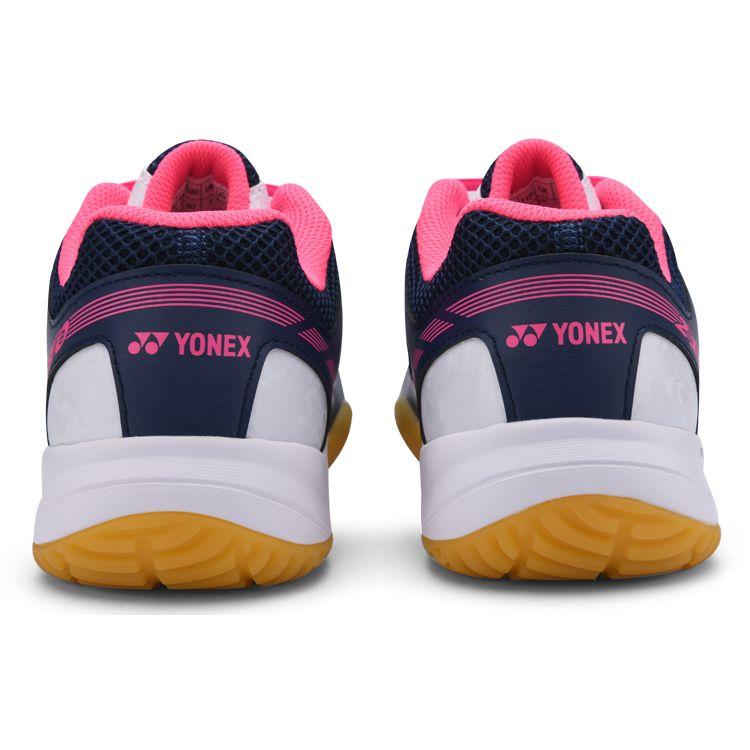 YONEX Scarpe da Badminton Power Cushion 210Cr Basse Unisex Blu Navy Rosa SHB210CR-675
