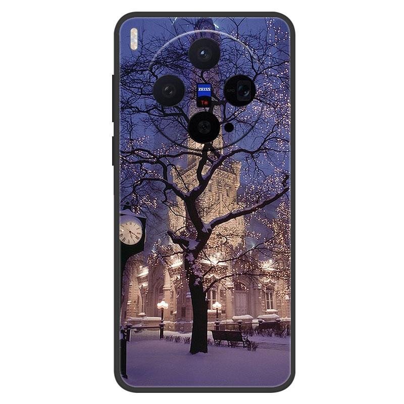 For Vivo X300 X300Pro X200 FE X200Pro X200Ultra X200 Pro Mini X200S Case Christmas Painted Phone Cover Soft Silicone TPU Shell