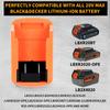 Battery Adapter for Craftsman/for Black Decker 14.4v-20v Li-ion Battery with Dual USB Work Light