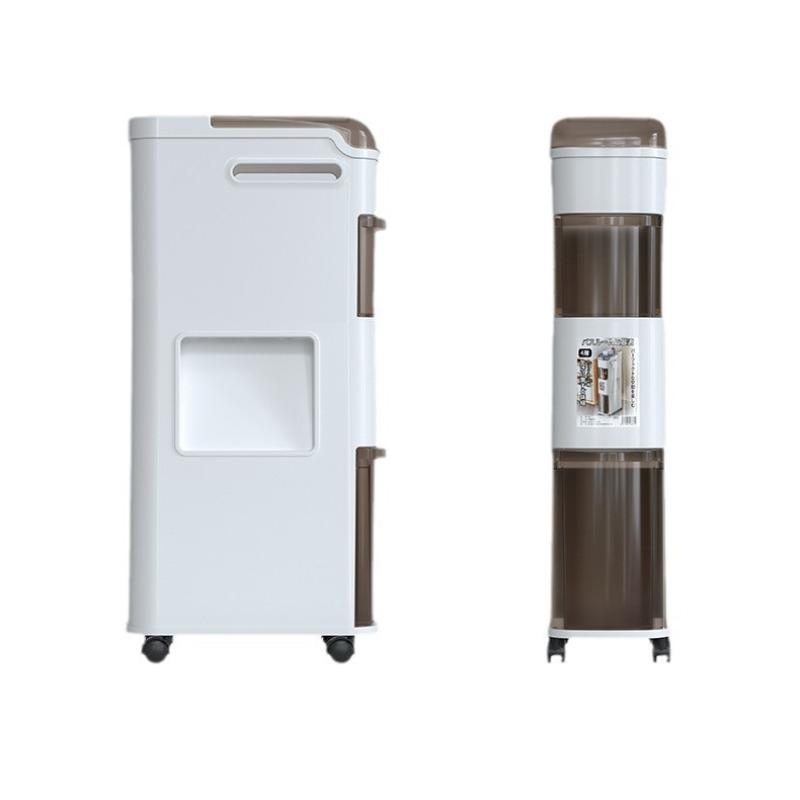 Bathroom Storage Rack, Narrow Gap Drawer Cabinet for Toilet, Slim Space-Saving Organizer Unit for Tight Spaces, Freestanding
