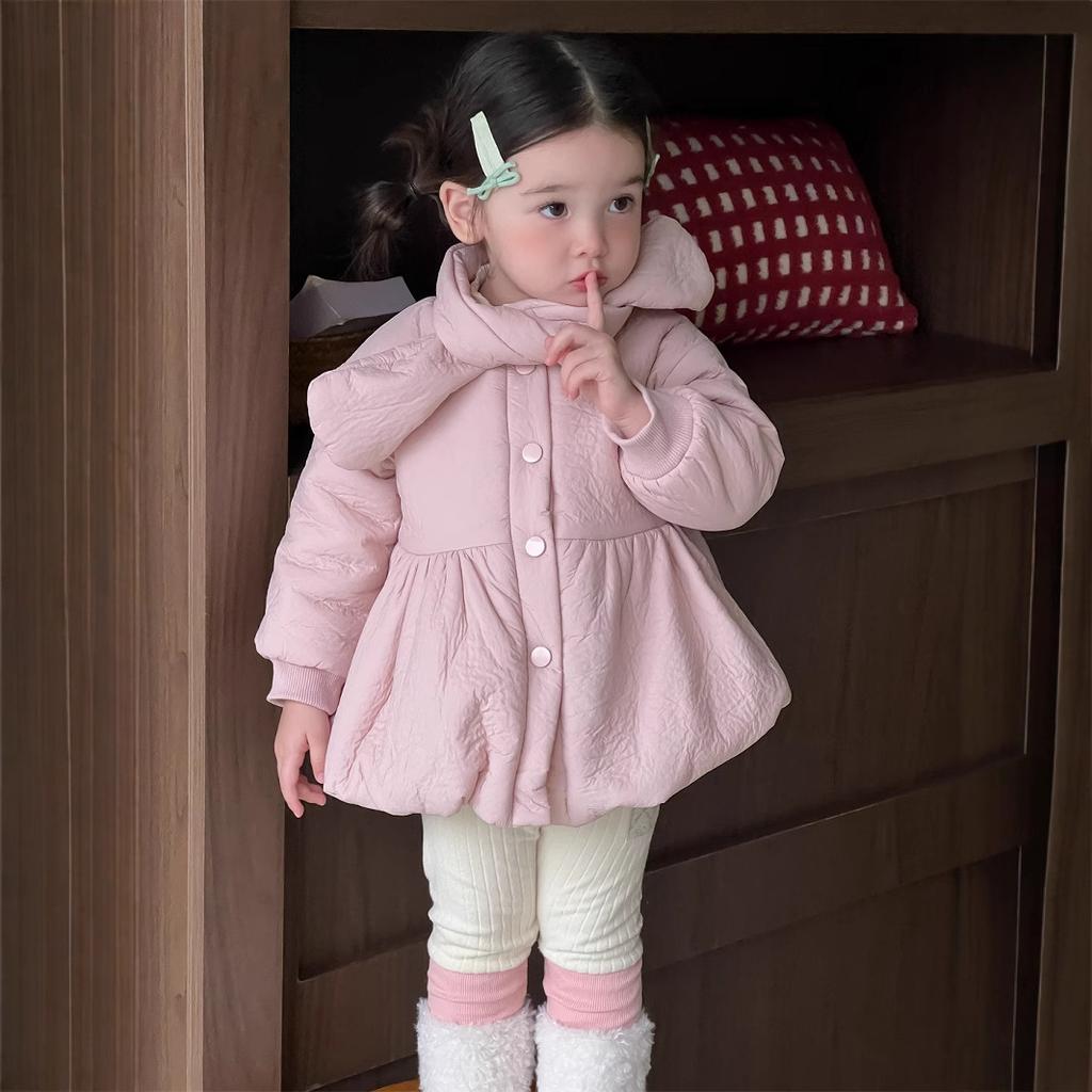 Kinder Winter Baumwollwattierte Jacke Verdickt Baby Herbst und Winter Kinderkleidung Mädchen Baumwolljacke Babykleidung Baumwollkleidung