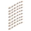 62KD Friendly Jutes Curtain Tiebacks, 8Pieces No Drill Required for Easy Installs Living Space