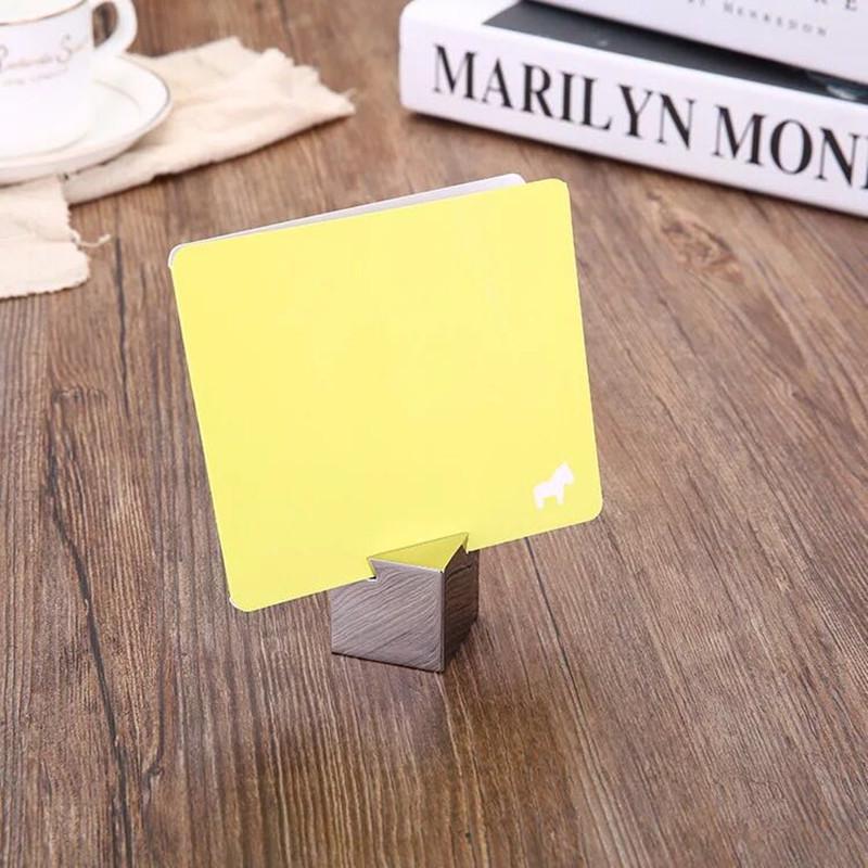 Stainless Steel Menu & Table Number Holder