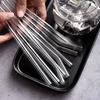 4-8Pcs Reusable Glass Straw Set High Borosilicate Smoothie Cocktails Straw Healthy Eco Friendly Drinking Straw with Clear Brush