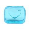 Sequin Heart PVC Transparent Cosmetic Bag Simple Ladies Large Capacity Travel Portable Waterproof Sundry Storage Toiletry Bags