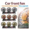 Car Fan 360° Adjustable 3 Head Air Fan Automotive Electric Fan USB/12V/24V Fan 2 Speeds Car Silent Fan For Home Desk Office Car Heat Shields 2