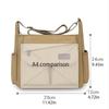 Men's crossbody bag, multi pocket design - large capacity shoulder bag - outdoor essentials, functial storage, city commuters