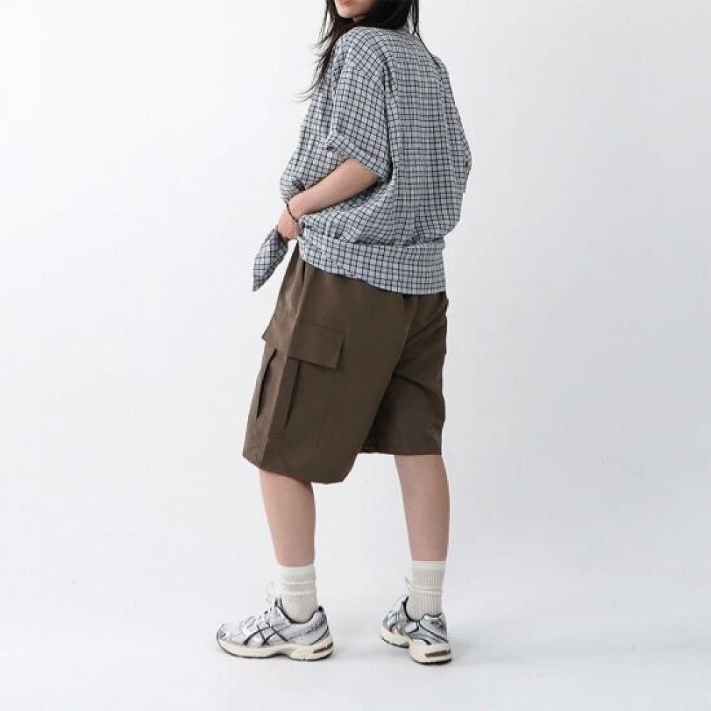 Onl Women Nylon Bermuda Pants 7 8 Pin Tuck Shorts