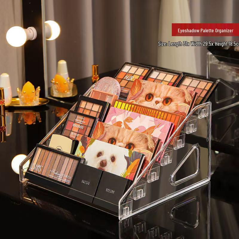 Acrylic Cosmetic Organizer: Perfume, Lipstick, Eyeshadow, Skincare Storage Rack