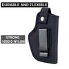 Verdecktes Trageholster OWB IWB Nylon Links/Rechts Universelles Holster Luftpistolentasche Ausrüstung für den Außenbereich für Glock 19-43 Holster Taktisch