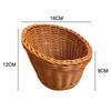 Rattan Fruit Baskets Storage Basket Woven Serving Basket Decorative Baskets for Kitchen Counter Organizer Easter Party Supplies