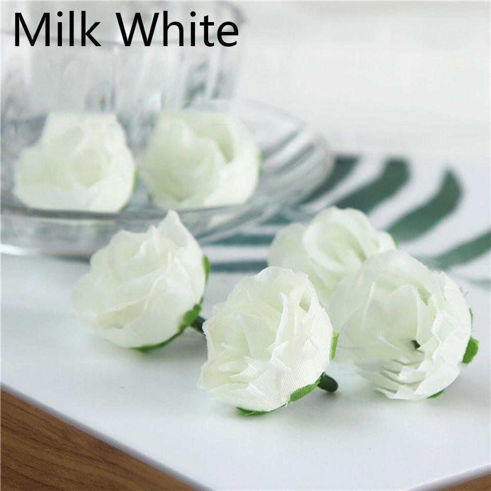 Oranament Floral Mother's Day Gifts Fake Bouquet Wedding Decoration Artificial Rose Flower Heads