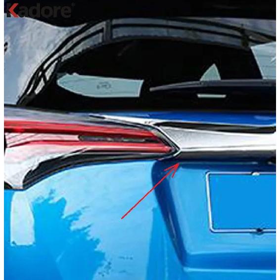 For Toyota RAV4 RAV 4 2016 2017 2018 Chrome Rear Trunk Lid Cover Trim Tailgate Molding Garnish Strip Car Exterior Accessories