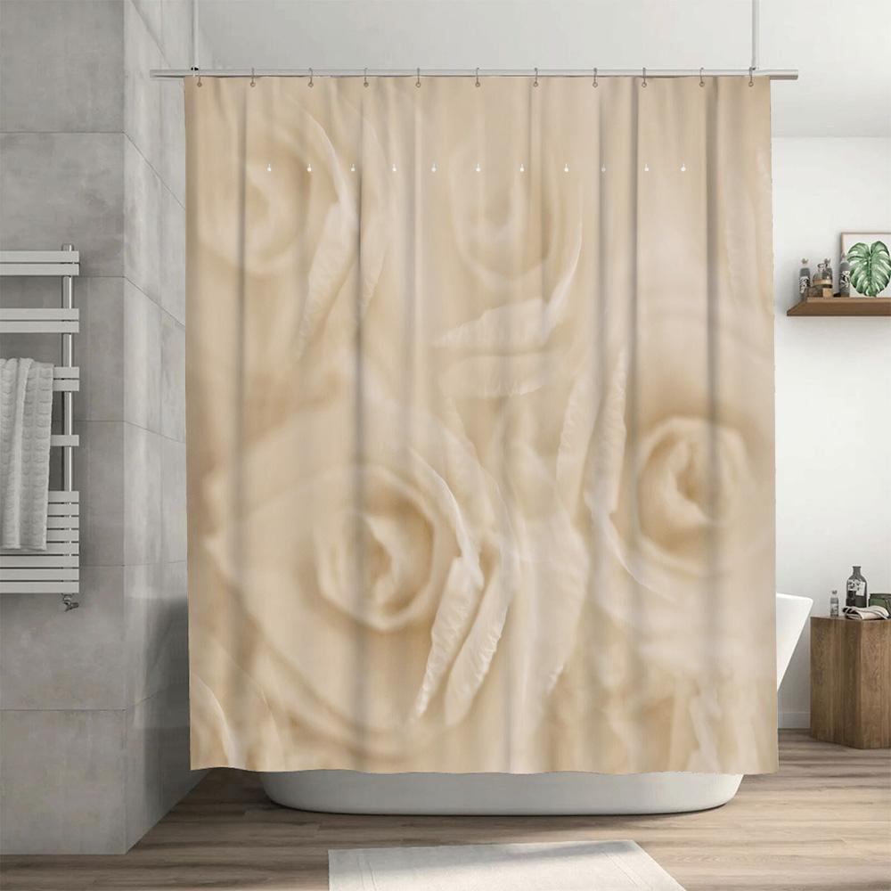 White Rose Print Shower Curtain With High-Quality Fabric For Bathroom Decor Perfect Gift Idea 175X203Cm69 X80InchAliexpress