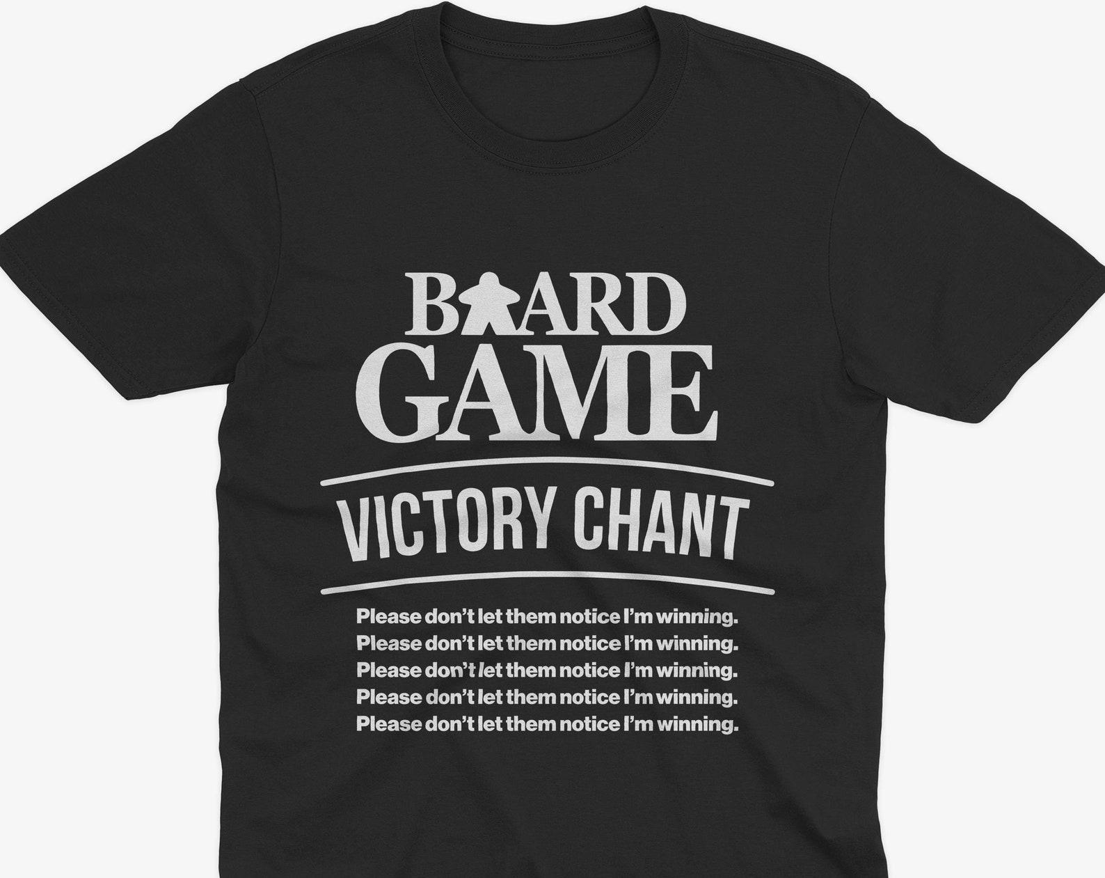 Board Game Victory Chant T-Shirt, Funny Board Games T-Shirt, Board Games T-Shirt, Carcassonne, Catan T-Shirt M