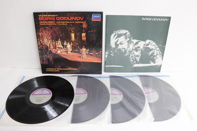 LP Record HERBERT VON KARAJAN, WIENER PHILHAR - Boris Godunov L92C12247 LONDON Japan Classical Used