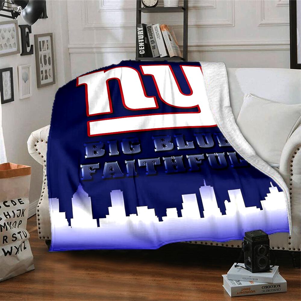 1pc Blanket - New York Giants logo Print Design,Lightweight Blanket for Sofa,Bed- Soft &Warm,Gift for All Seasons