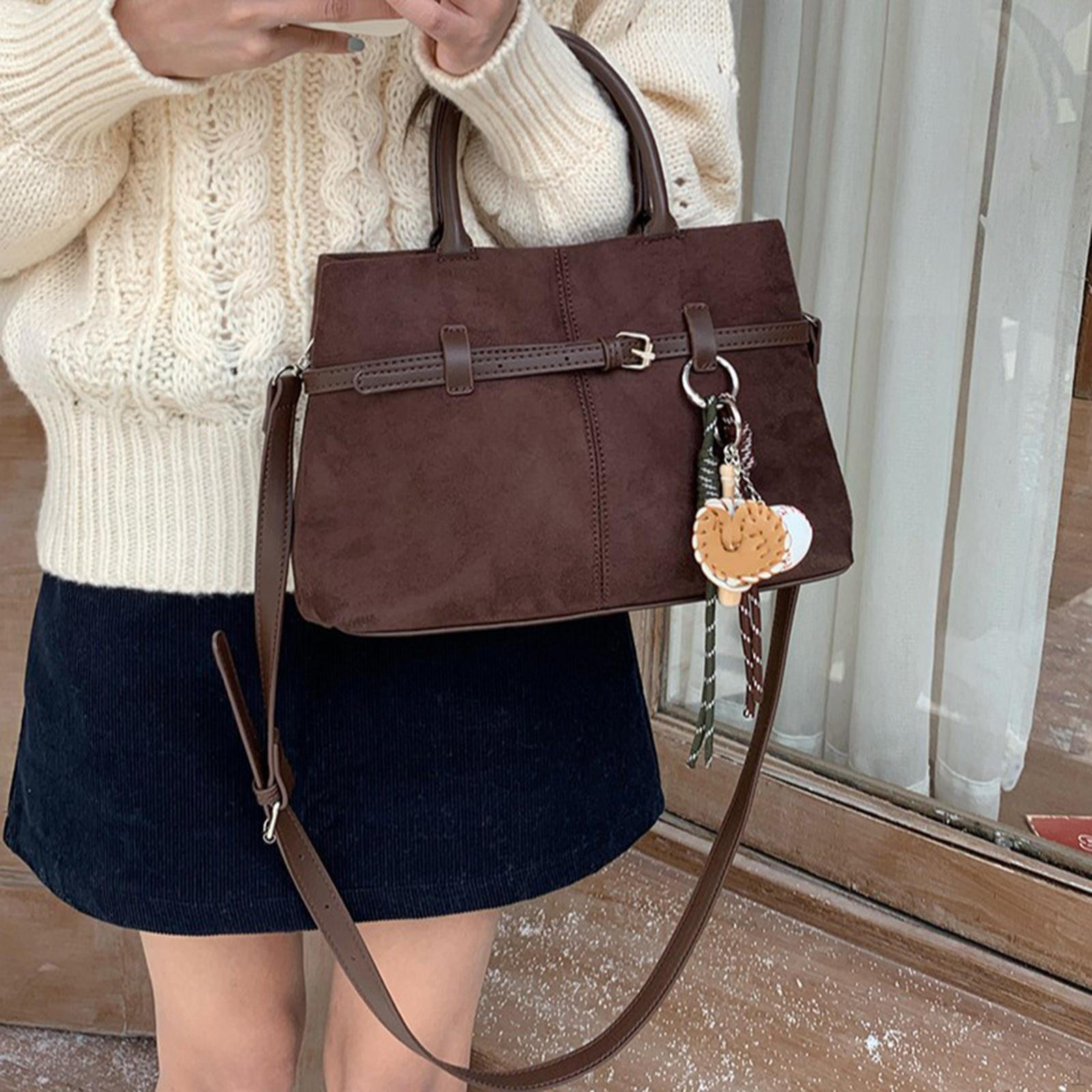 

Сумка-тоут для женщин, повседневная женская сумка через плечо для поездок на работу и на природу кофейный