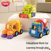 Huile Kids' Inertial Engineering Vehicle Toy Set: Mixer, Sweeper, Harvester Model DS102