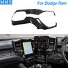 For Dodge Ram 1500 TRX 2019-2024 Real Dry Carbon Fiber Center Console Navigation Panel Side Cover Car Modification Accessories