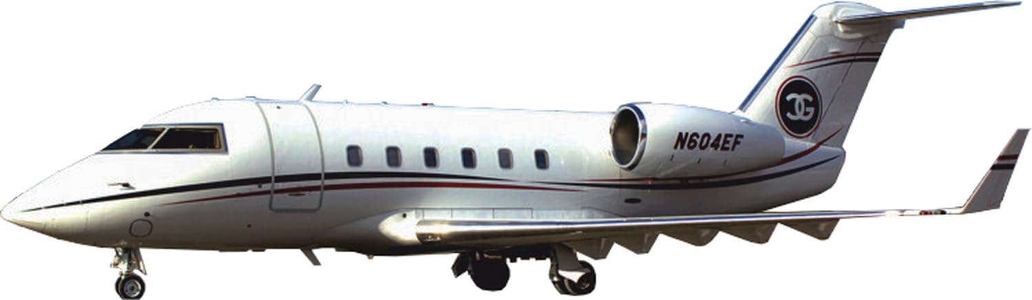 

A model Bombardier Challenger business aircraft plastic model AM72388 1/72 CL-600 twin-engine