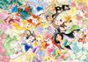 Epoch Disney 500-Piece Jigsaw Puzzle Floral Dream Collage Decoration 38×53cm with Adhesive Spatula and Stickers