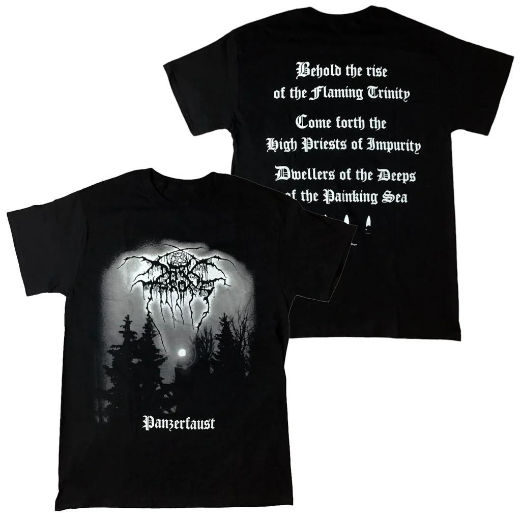 Darkthrone 2 Sides Panzerfaust Classic Shirt Black Unisex Size S-5XL 2B0177 XXL
